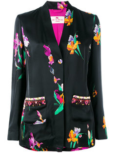 пиджак с цветочным принтом Etro