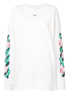 floral print oversized sweatshirt Off-White