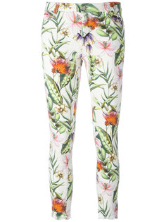 floral skinny trousers Ermanno Scervino