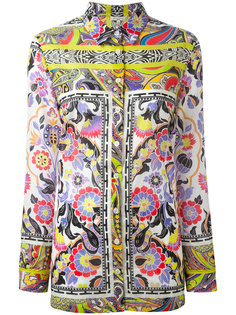 floral paisley border blouse Etro