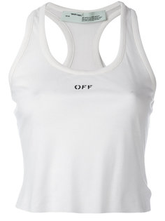 укороченный приталенный топ  Off-White
