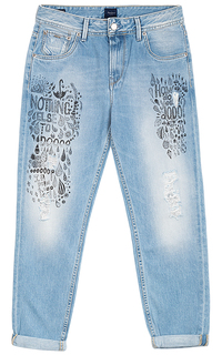 Бойфренды с принтом Pepe Jeans London