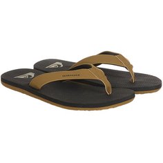 Вьетнамки Quiksilver Molokai Laser Brown/Black