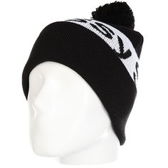 Шапка Stussy Helvetica Pom Beanie Black