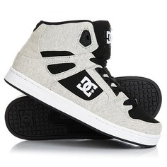 Кеды кроссовки высокие детские DC Rebound Tx Se Black/White/Black