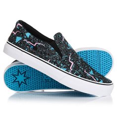 Слипоны DC Trase Slip-on Black/Fluorescent