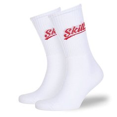 Носки средние Skills Script Logo White-Red