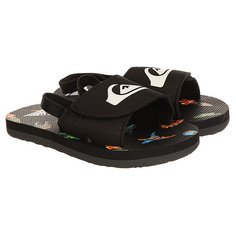 Сандалии детские Quiksilver Molokai Lysl-td Black/White/Red