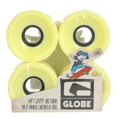Колеса для скейтборда для лонгборда Globe Bantam Wheel Glow In The Dark 83A 62 mm