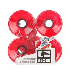 Колеса для скейтборда Globe G Icon Wheel Clear Red 76mm 83A