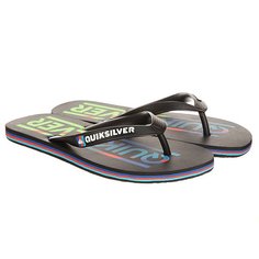 Вьетнамки Quiksilver Molokai Wordmar Black/Blue/Red
