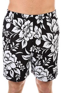 Шорты классические K1X Hawaii Gnarly Shorts Black/White