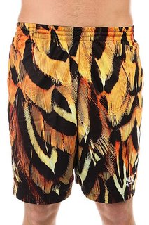 Шорты классические K1X Feather Gnarly Shorts Orange/Black