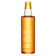 CLARINS Солнцезащитное масло-спрей для тела и волос SPF 30 150 мл