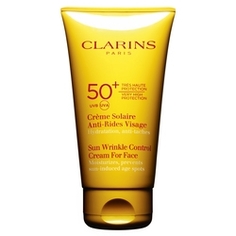 CLARINS Солнцезащитный крем для лица, предупреждающий появление морщин, SPF 50 75 мл