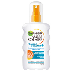 GARNIER Cолнцезащитный спрей для тела SPF30 Чистая защита + 200 мл