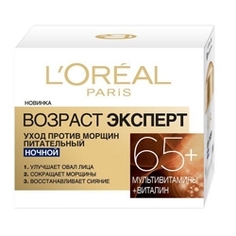 LOREAL Крем для лица Возраст Эксперт 65+ Ночной уход 50 мл