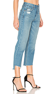 Изящные укороченные прямые джинсы с высокой талией helena - GRLFRND