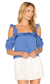 Square ruffle top - NICHOLAS