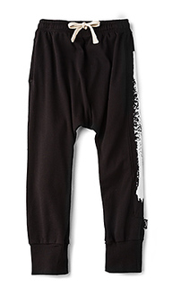 Brush stroke baggy pants - Nununu