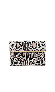Hair on foldover clutch - Clare V.