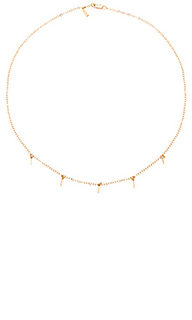 5 bar drop necklace - Amarilo