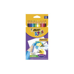 Карандаши цветные акварельные Bic Aquacouleur, 12 цветов