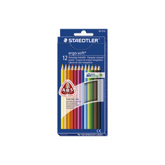 Staedtler Карандаши Цветные Ergosoft трехгранные 157, 12 цв.