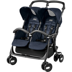 Прогулочная коляска для двойни Aria Shopper Twin,  Peg-Perego, Mod Navy