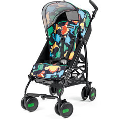 Коляска-трость Pliko Mini с бампером, Peg-Perego, Dino Pop