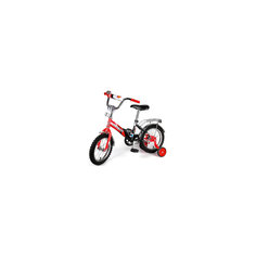 Детский велосипед,  16",  красный/черный, Mustang
