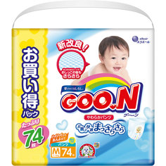 Подгузники-трусики ULTRA JUMBO PACK, M 7-12 кг., 74 шт., Goon