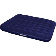 Матрас надувной, встроенный ножной насос, 203x183x28 см, Bestway