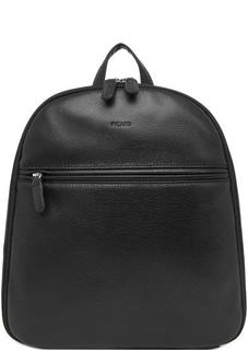 Черный кожаный рюкзак с двумя вместительными отделами Picard