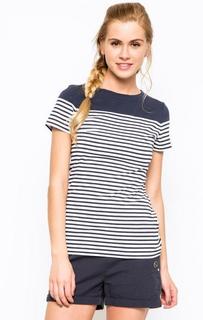 Хлопковая футболка в полоску Barbour