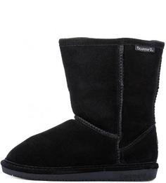 Однотонные полусапоги из овечьей шерсти Bearpaw