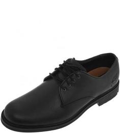 Черные ботинки из натуральной кожи Timberland