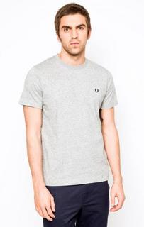 Футболка из хлопка серого цвета Fred Perry