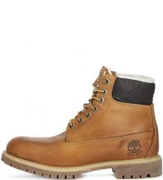 Высокие ботинки из нубука Timberland