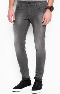 Серые джинсы с потертостями G Star RAW