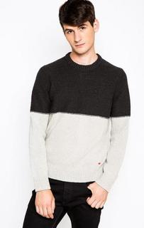 Хлопковый джемпер с круглым вырезом Strellson