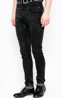 Серые джинсы скинни Replay