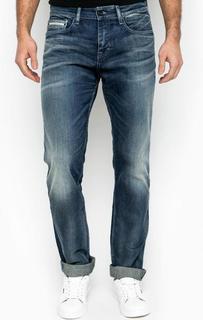 Зауженные джинсы с заломами Calvin Klein Jeans