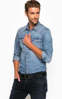 Джинсовая рубашка с прямым кроем Levis®