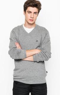 Серый джемпер из хлопка Mustang