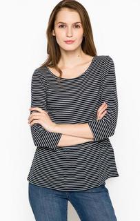 Футболка в полоску с рукавами 3/4 Tom Tailor Denim