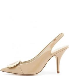 Лаковые босоножки на каблуке Michael Michael Kors