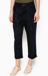 Темно-синие укороченные брюки Maison Scotch