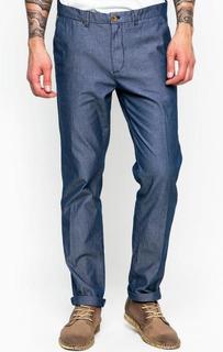 Синие чиносы в полоску Scotch&Soda