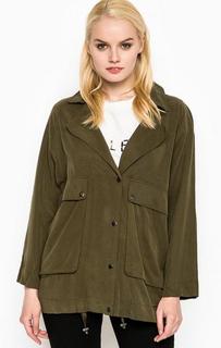 Легкая куртка цвета хаки Pepe Jeans